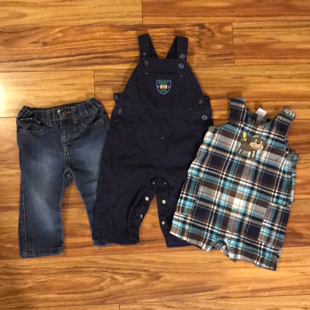 Pant and overall set
